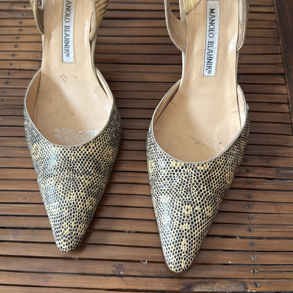 Manolo Blahnik Slingbacks - Picture 6 of 8